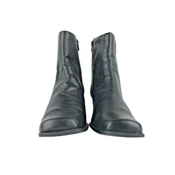 Croft & Barrow Womens Black Side Zipper Block Heel Ankle Bootie Size‎ US 6.5 M - Picture 3 of 9